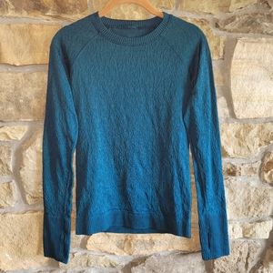 Lululemon Rest Less Pullover 6 Long Sleeve Top Nile Blue